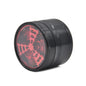 Cool Aluminum Alloy  Skylight Wifi Signal Logo Tooth Smoke Grinder Metal Grinder