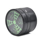 Cool Aluminum Alloy  Skylight Wifi Signal Logo Tooth Smoke Grinder Metal Grinder