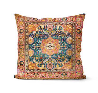 New Retro Abstract Geometric Ethnic Style Pillowcase Home Soft Furnishing American Sofa Cushion