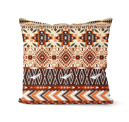 New Retro Abstract Geometric Ethnic Style Pillowcase Home Soft Furnishing American Sofa Cushion