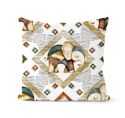 New Retro Abstract Geometric Ethnic Style Pillowcase Home Soft Furnishing American Sofa Cushion