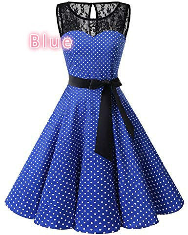 Women's Plus Size Retro Hepburn Style Dress