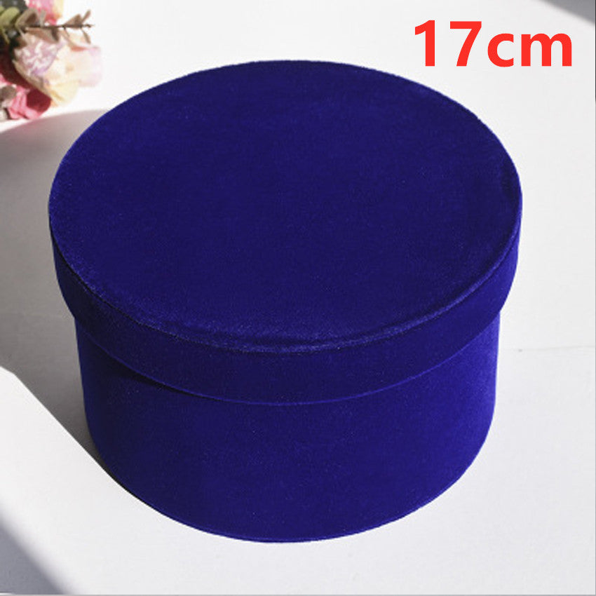 Round Box Gift Box Hug Bucket Eternal Flower With Hand Gift Box Florist Supplies