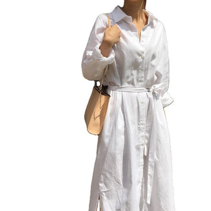 Women's Plus Size Dress All Match Loose Women's Long Dress