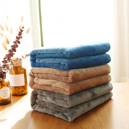 Pet Quilt Blanket Winter Thick Coral Fleece Pet Winter Blanket Cushion Nest