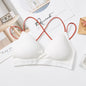 Threaded Hollow Beauty Back Cross Strap Tube Top