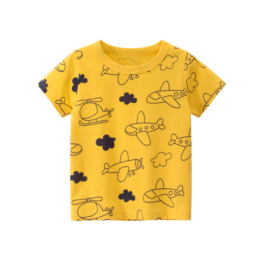Boy's Summer New Product Children's Short Sleeved T Shirt