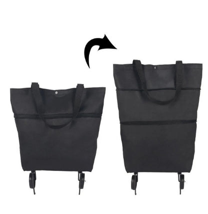 Pull Cart Shopping Food Organizer Trolley Bag On Wheels Bags Folding Portable Shopping Bags Buy Vegetables Bag Tug Package