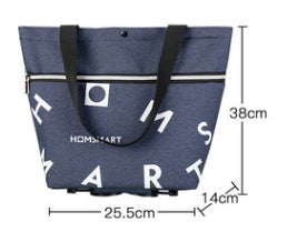 Pull Cart Shopping Food Organizer Trolley Bag On Wheels Bags Folding Portable Shopping Bags Buy Vegetables Bag Tug Package