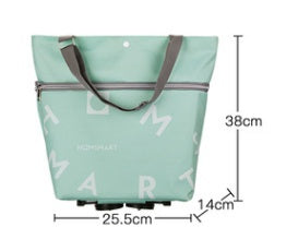 Pull Cart Shopping Food Organizer Trolley Bag On Wheels Bags Folding Portable Shopping Bags Buy Vegetables Bag Tug Package