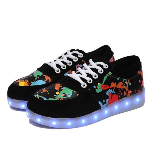 New American stars Luminous light up Unisex shoes