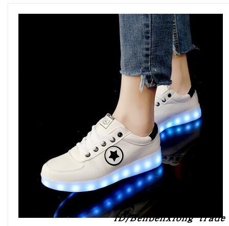 New American stars Luminous light up Unisex shoes