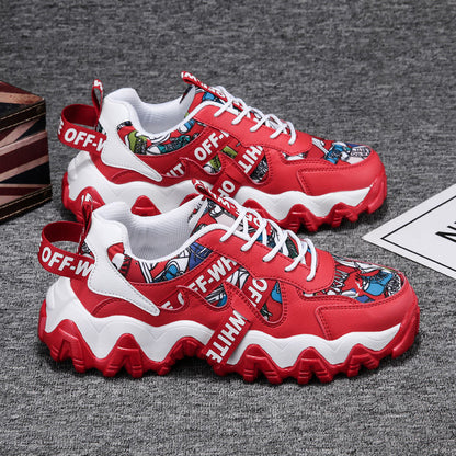 Red AUTHTENTIC  Breathable Sports Shoes Casual Canvas Shoes Men'S Fashion Shoes