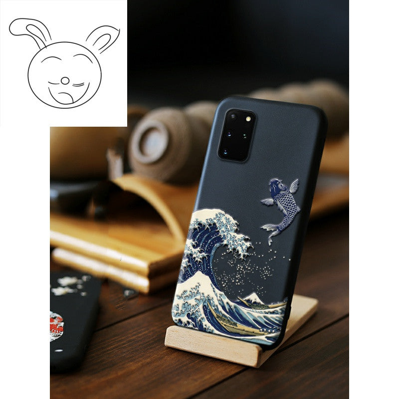 Mobile Phone Case Silicone Soft Limited Edition Relief S20Plus Anti Drop S10 Antique S10