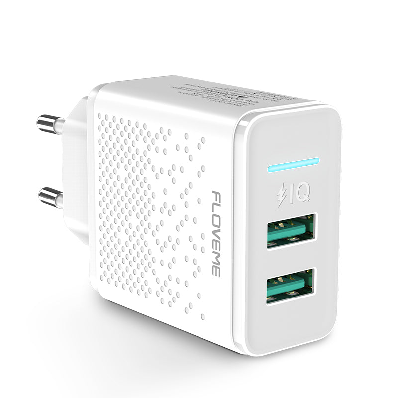 Fromi Dual Port Usb Charger Charging Head With EU Standard