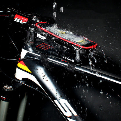 Hard shell bicycle bag mountain bike front beam bag top tube mobile phone bag saddle bag