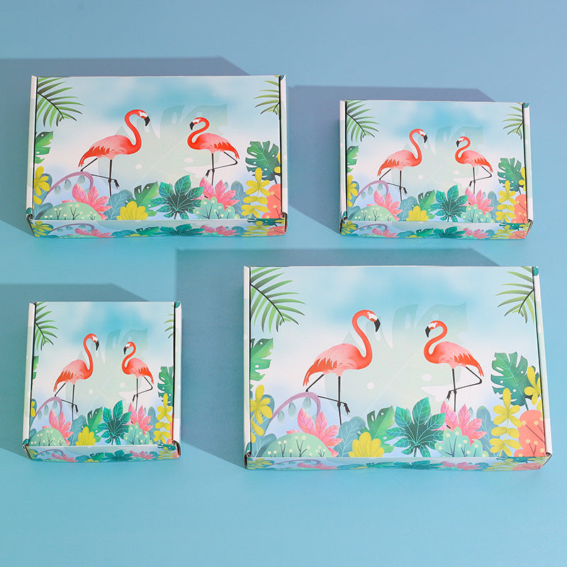 Color Gift Airplane Box Carton Extra Hard Express Box Hanfu Packaging Box