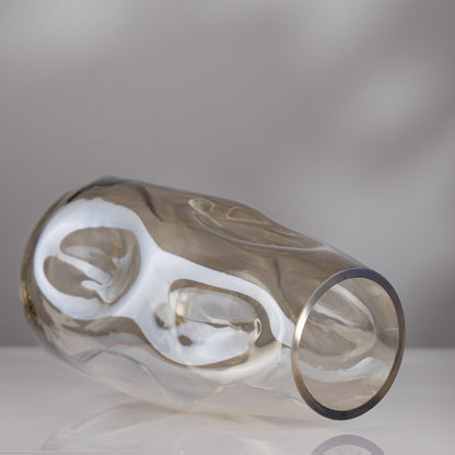 Creative Simple Irregular Glazed Glass Vase