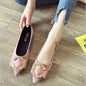 Shallow Mouth Tip Flats For Women Soft Lazy A Pedal Shoes Flat Shoes Women Shoes Woman - FLIPSTYLEZLLC