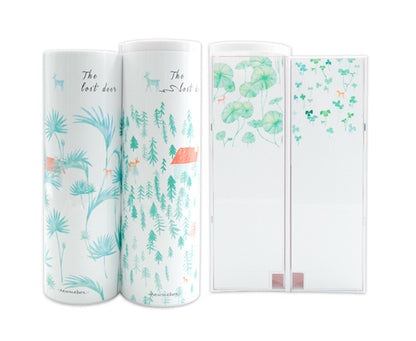 Long Student Pencil Case, Multifunctional Pencil Case, Plastic Double-layer Children's Creative Pencil Case