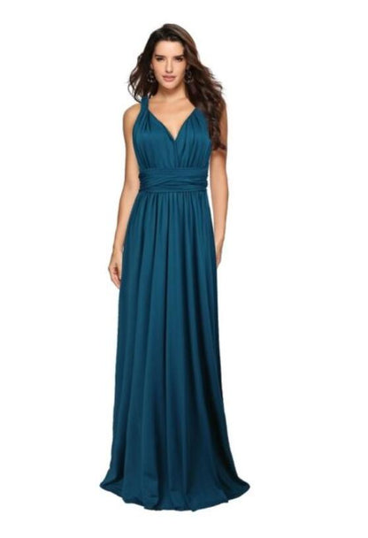 Red Hot Multiway Bandage Maxi | Sexy Backless Club & Party Long Dress | Summer Boho Convertible Infinity Dress
