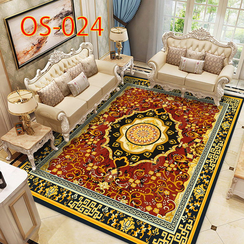 Carpet Living Room Sofa Coffee Table Cushion European American Home