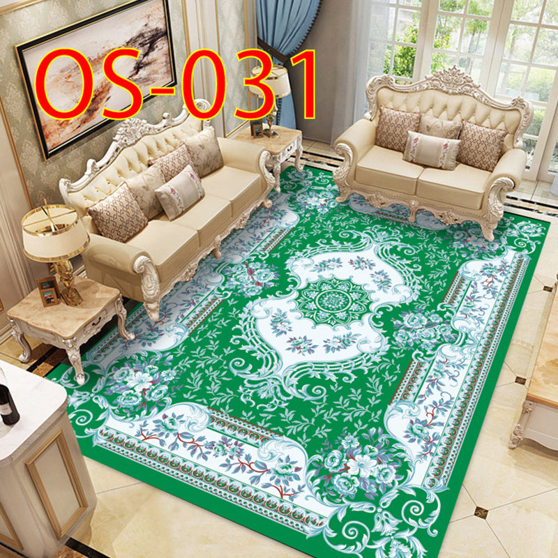 Carpet Living Room Sofa Coffee Table Cushion European American Home