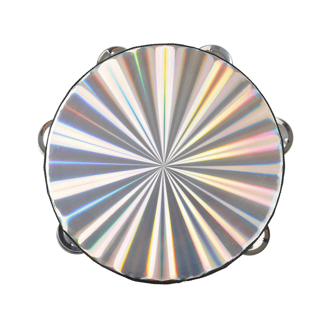 Laser Double-row Hand Tambourine Hand Drumming Orff Instruments Dance Performance Tambourine Early Childhood Primary School Music Teaching Aids