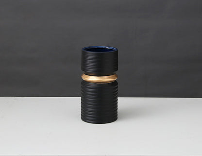 Creative Threaded Ceramic Vase, Flower Arrangement, Home Decoration, New Chinese Ornaments