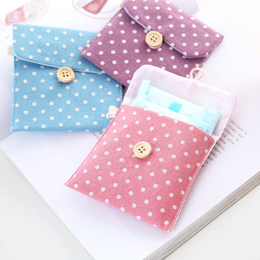 Korean Girls Canvas Coin Purse