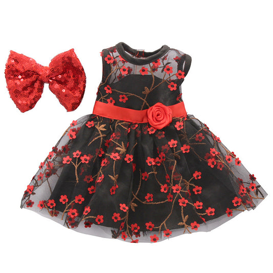 American Girl Doll Clothes Saf Dress And Headdress Doll Set