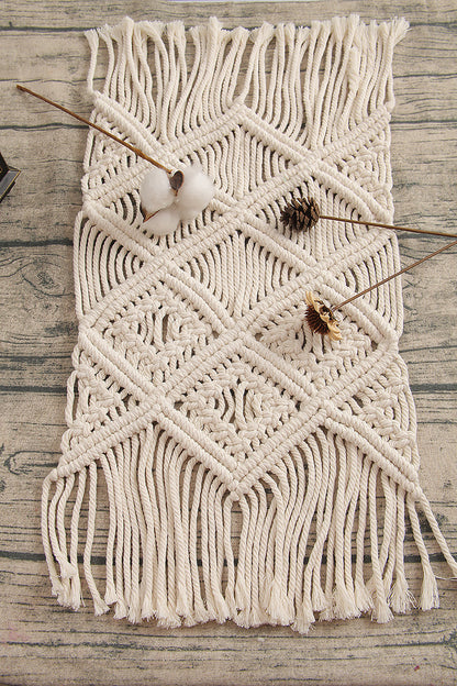 Nordic Woven Table Runner Hand-woven Table Blanket Wedding Banquet Decoration Tablecloth Eco-friendly Cotton Rope