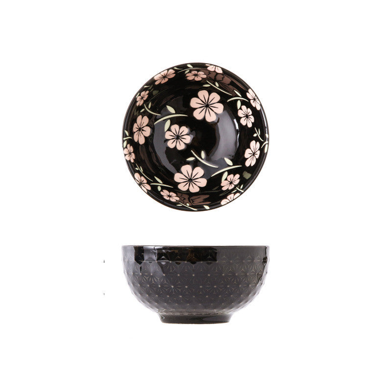 Japanese Relief Hand-painted Underglaze Ceramic Tableware