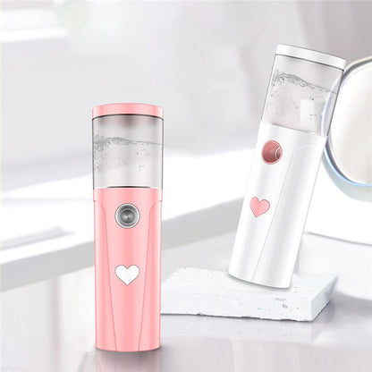 Portable And Portable Small Rechargeable Face Steaming And Moisturizing Instrument