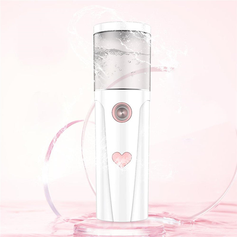 Portable And Portable Small Rechargeable Face Steaming And Moisturizing Instrument