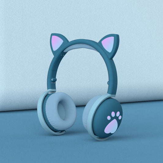 Luminous Cool Cat Ear Bluetooth Headset