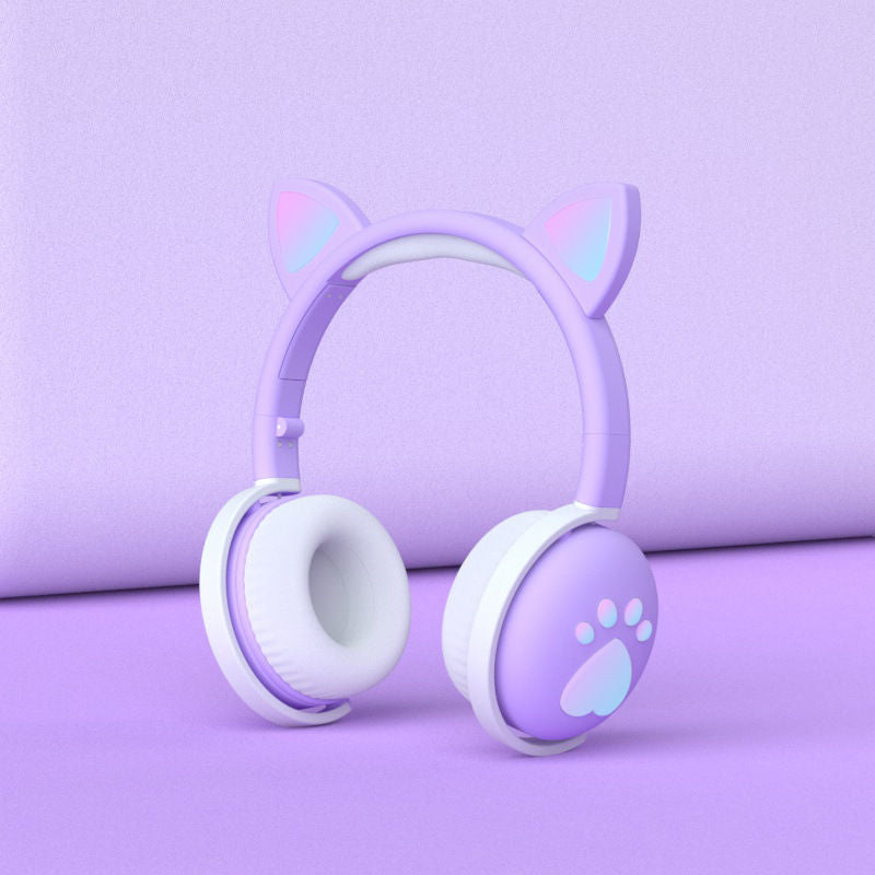 Luminous Cool Cat Ear Bluetooth Headset
