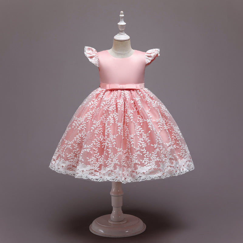Princess Dress New Girl"s Gauze Puffy Skirt Flower Children"s Dance