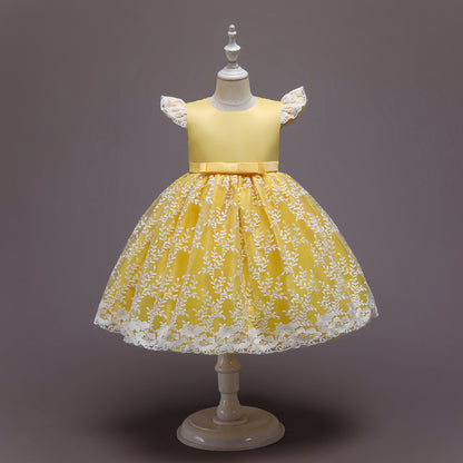 Princess Dress New Girl"s Gauze Puffy Skirt Flower Children"s Dance