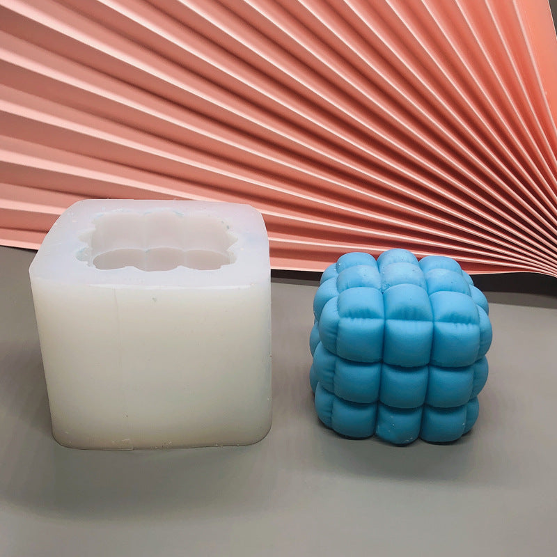 Geometric Shape Sofa Soft Bag Home Aromatherapy Epoxy Decoration Candle Silicone Mold