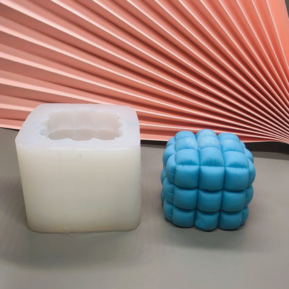 Geometric Shape Sofa Soft Bag Home Aromatherapy Epoxy Decoration Candle Silicone Mold