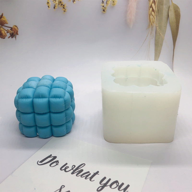 Geometric Shape Sofa Soft Bag Home Aromatherapy Epoxy Decoration Candle Silicone Mold