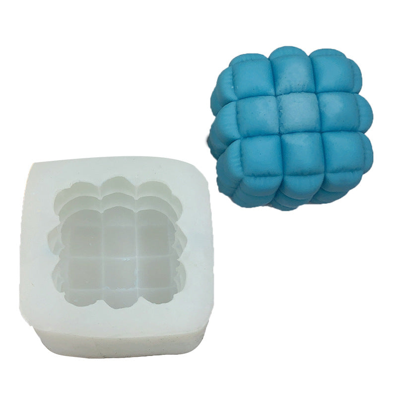 Geometric Shape Sofa Soft Bag Home Aromatherapy Epoxy Decoration Candle Silicone Mold