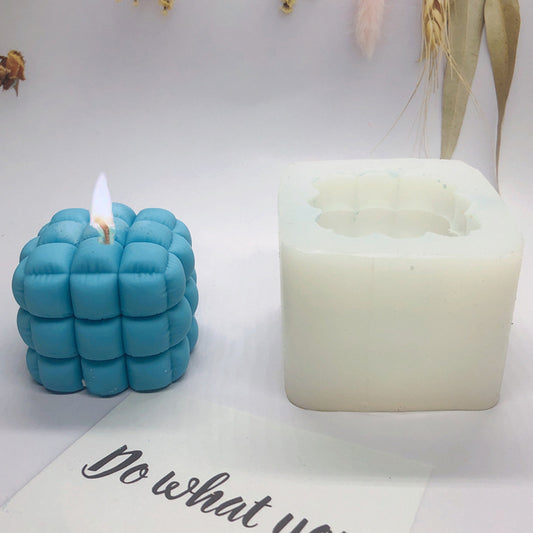 Geometric Shape Sofa Soft Bag Home Aromatherapy Epoxy Decoration Candle Silicone Mold