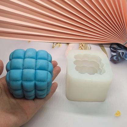 Geometric Shape Sofa Soft Bag Home Aromatherapy Epoxy Decoration Candle Silicone Mold