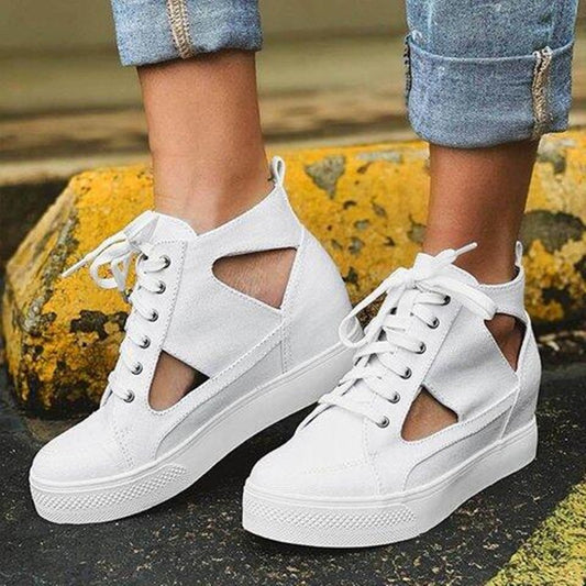 Increased Platform Casual Shoes Women - FLIPSTYLEZLLC