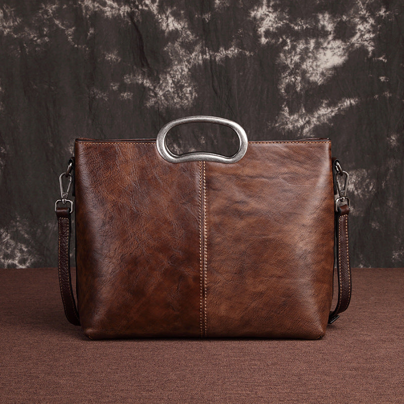 Shoulder Bag Ladies Handbags European And American Embossed Handmade Bags