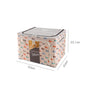Steel Frame Storage Box Oxford Cloth Sorting Box Quilt Storage Box Folding Wardrobe Cloth Art Extra Large Storage Bag with Cover