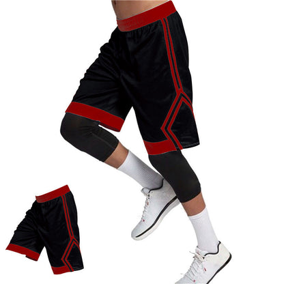 Summer New Men's Five Point Breathable Casual Sports Basketball Pants Shorts