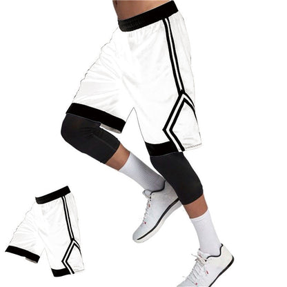 Summer New Men's Five Point Breathable Casual Sports Basketball Pants Shorts